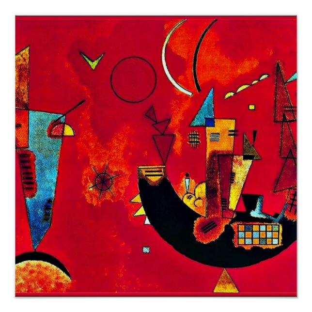 Kandinsky - Mit und Gegen Poster (Vorderseite)