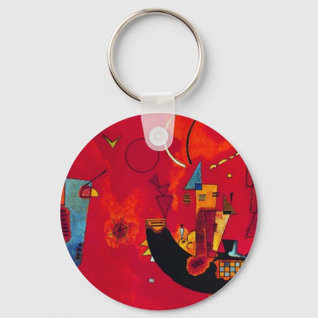 Kandinsky Mit und Gegen Schlüsselanhänger (Vorderseite)