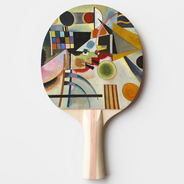 Kandinsky Modernes Abstraktes Kunstwerk Tischtennis Schläger (Vorderseite)