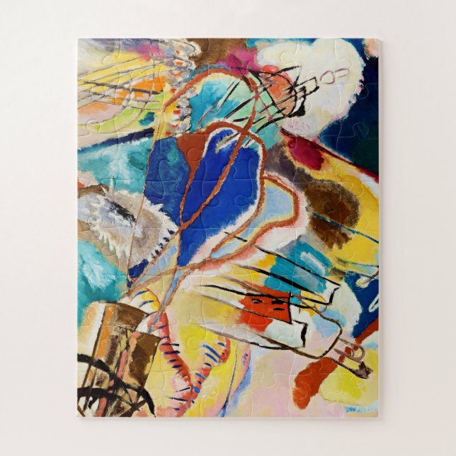 Kandinsky Modernes Abstraktes Malwerk (Vertikal)