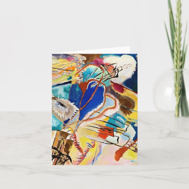 Kandinsky Modernes Abstraktes Malwerk (Vorderseite)