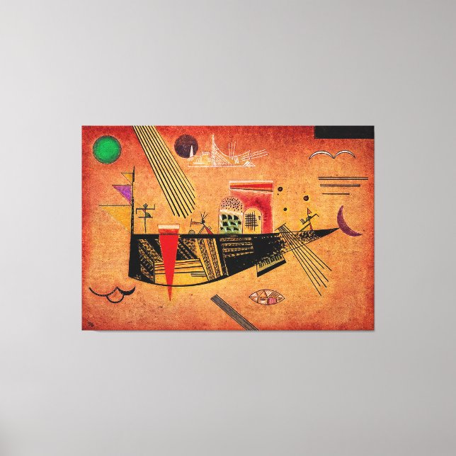 KANDINSKY - MOODY - CAPRICIOUS (Launisch) - 1930 - Leinwanddruck (Vorderseite)