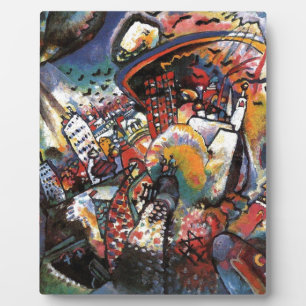 Kandinsky Moscow I Cityscape Abstrakte Malerei Fotoplatte