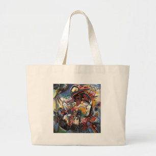 Kandinsky Moscow I Cityscape Abstrakte Malerei Jumbo Stoffbeutel