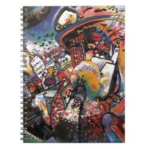 Kandinsky Moscow I Cityscape Abstrakte Malerei Notizblock