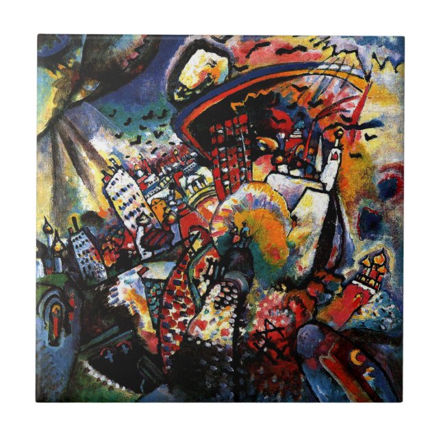 Kandinsky - Moskau I, Fliese (Vorderseite)