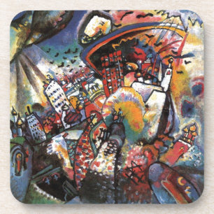 Kandinsky Moskau I Stadtlandschaft Abstrakte Kunst Getränkeuntersetzer
