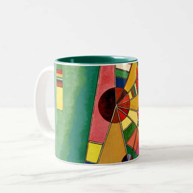 Kandinsky - Mug Triangle Multicolore (Devant gauche)