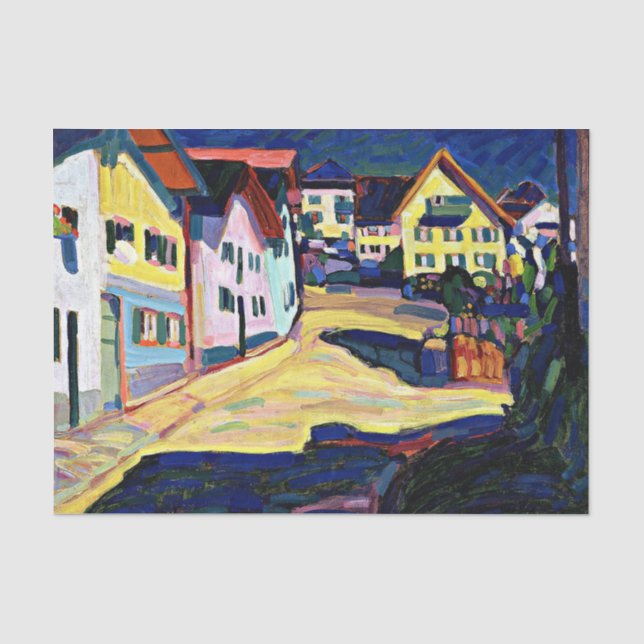 Kandinsky - Murnau, Burggrabenstrasse 1 Seidenpapier (Vorderseite)