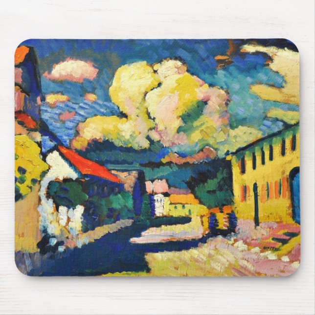 Kandinsky - Murnau, Dorfstrasse Mousepad (Vorne)
