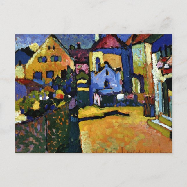Kandinsky - Murnau - Grungasse Postkarte (Vorderseite)