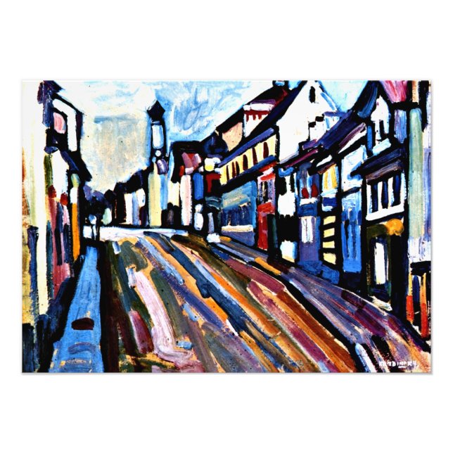 Kandinsky - Murnau - Untermarkt, Fotodruck (Vorne)