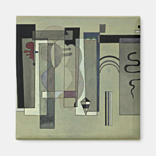 Kandinsky - Oberflächenversammlungen, abstrakte Ku Magnet