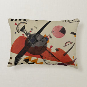 Kandinsky - Orange Zierkissen