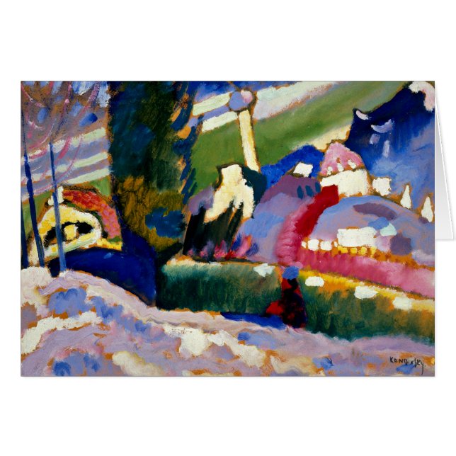 Kandinsky - Paysage hivernal avec église (Devant horizontal)