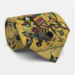 Kandinsky Points Abstrakte Leinwand Malerei Krawatte