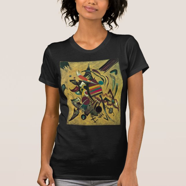 Kandinsky Points Abstrakte Leinwand Malerei T-Shirt (Vorderseite)