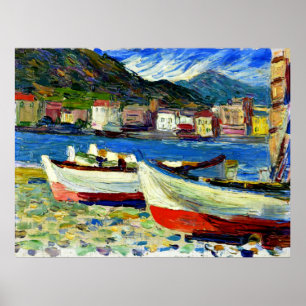 Kandinsky - Poster de Rapallo Boats