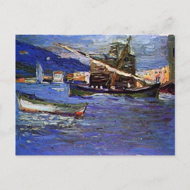 Kandinsky - Rapallo Grauer Day Postkarte (Vorderseite)