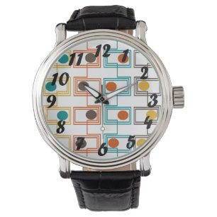 Kandinsky-Rechtecke mit Ovalen Armbanduhr