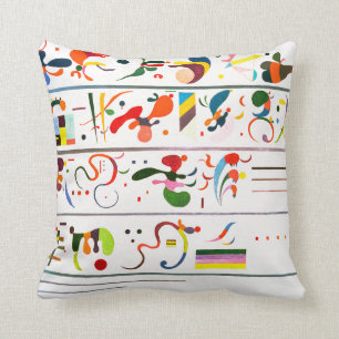 Kandinsky Reihenfolge-Wurfs-Kissen Kissen