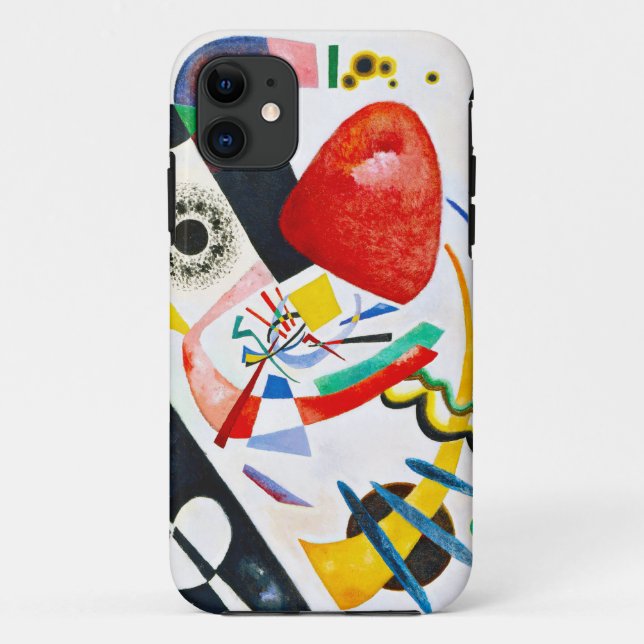 Kandinsky Rot-Stelle Case-Mate iPhone Hülle (Rückseite)