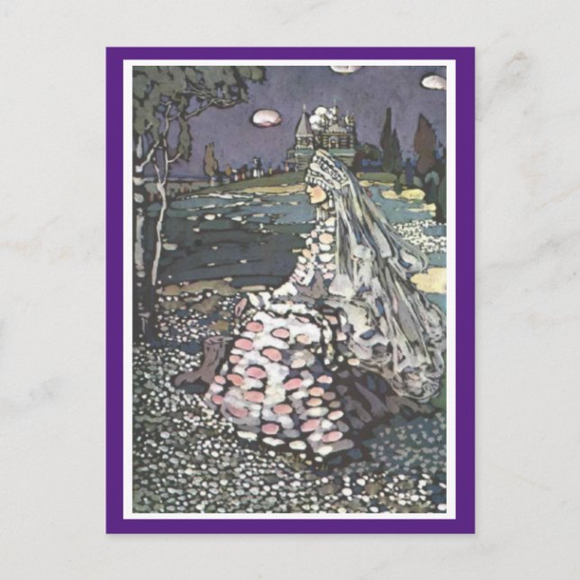 Kandinsky, Russische Schönheit, Bildende Kunst, Postkarte (Vorderseite)