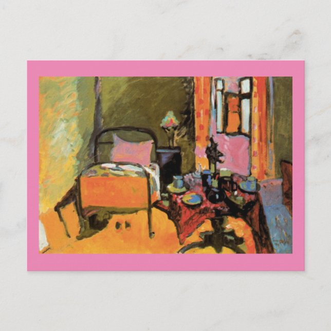 Kandinsky, Schlafzimmer, Kunst Postkarte (Vorderseite)