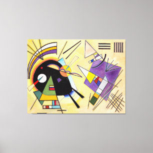 KANDINSKY - SCHWARZ UND VIOLETT - 1923 - Bauhaus - Leinwanddruck
