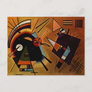 Kandinsky - Schwarz und Violett, Postkarte