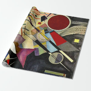 Kandinsky - Schwarze Begleitung Geschenkpapier
