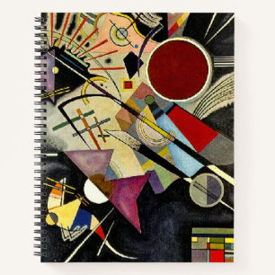 Kandinsky - Schwarze Begleitung Notizbuch