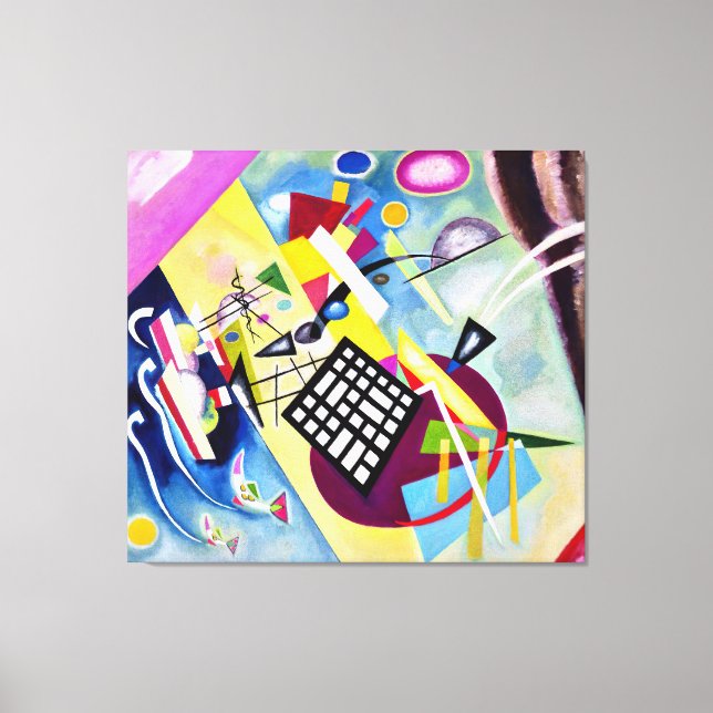 KANDINSKY - SCHWARZE GRID - 1922 - Bauhaus - Leinwanddruck (Vorderseite)