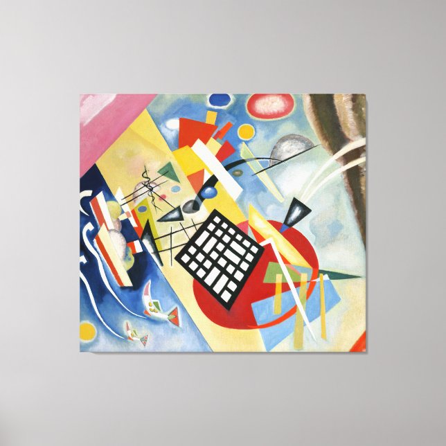 KANDINSKY - SCHWARZE GRID (1922) - Bauhaus - Leinwanddruck (Vorderseite)
