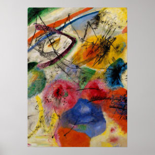 Kandinsky - Schwarze Linien Poster