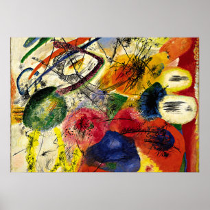 Kandinsky - Schwarze Striche Poster