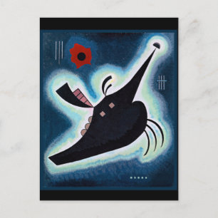 Kandinsky - Schwarzer Ring Postkarte
