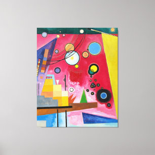 KANDINSKY - SCHWERES ROT - 1924 - LEINWANDDRUCK