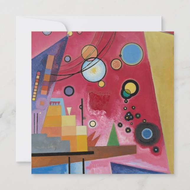 Kandinsky - Schwerrot Karte (Vorderseite)