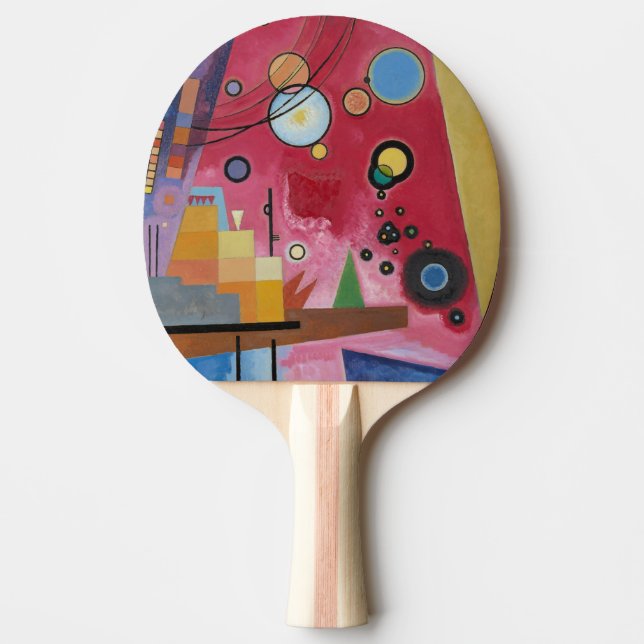 Kandinsky - Schwerrot Tischtennis Schläger (Vorderseite)