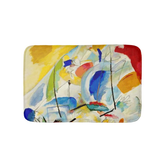 Kandinsky Sea Battle 1913 Badematte (Vorderseite)