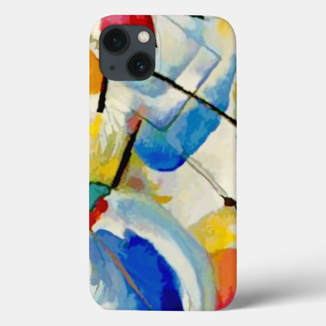 Kandinsky Sea Battle 1913 Case-Mate iPhone Hülle (Rückseite)
