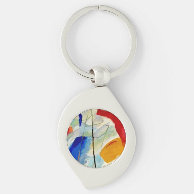 Kandinsky Sea Battle 1913 Schlüsselanhänger (Vorderseite)