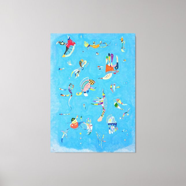 KANDINSKY - SKY BLUE (Bleu de Ciel) - 1940 - Leinwanddruck (Vorderseite)