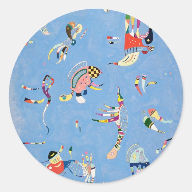 Kandinsky Sky Blue Stickers (Vorderseite)