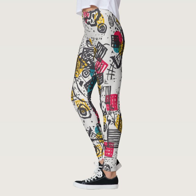Kandinsky Small Worlds / Abstrakt Classic Leggings (Links)