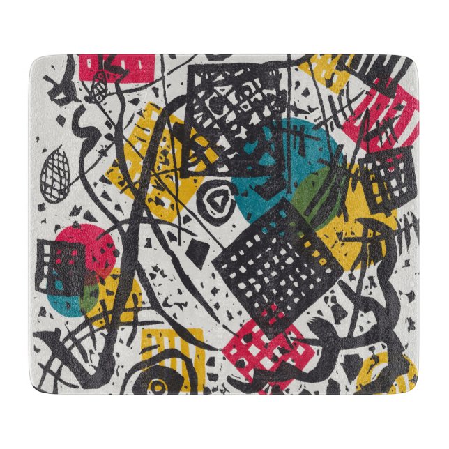 Kandinsky Small Worlds / Abstrakt Classic Schneidebrett (Vorderseite)