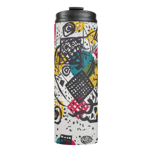 Kandinsky Small Worlds / Abstrakt Classic Thermosbecher (Vorderseite)