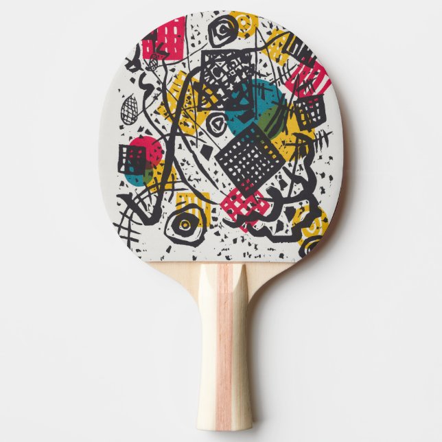 Kandinsky Small Worlds / Abstrakt Classic Tischtennis Schläger (Vorderseite)