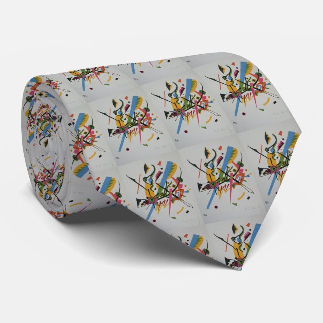 Kandinsky Small Worlds Kleine Welts I Krawatte (Gerollt)